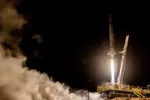 Spanish startup PLD Space's first suborbital reusable "Miura 1" rocket is being launched at El Arenosillo military facility in Huelva, Spain, October 7, 2023. PLD Space/Handout via REUTERS