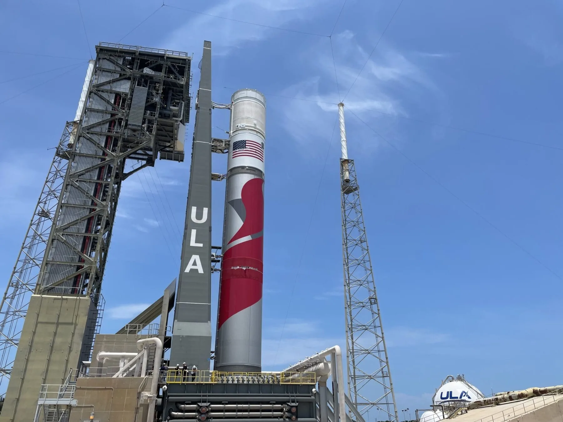 Cohete Vulcan Centauri, de la compañía . Crédito: ULA. Falcon 9 lanzamiento rival