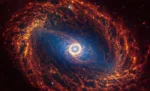 Spiral galaxy NGC 1512, located 30 million light-years away from Earth, is seen in an undated image from the James Webb Space Telescope. NASA, ESA, CSA, STScI, Janice Lee (STScI), Thomas Williams (Oxford), and the PHANGS team/Handout via REUTERS