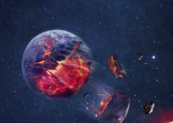 An artist's impression shows a terrestrial planet in the process of being captured by a twin star, in this handout illustration obtained by Reuters on March 20, 2024. Intouchable, OPENVERSE/Handout via REUTERS   THIS IMAGE HAS BEEN SUPPLIED BY A THIRD PARTY. MANDATORY CREDIT. NO RESALES. NO ARCHIVES