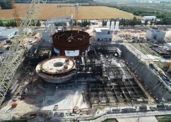 Imagen del reactor CAREM, en la planta de Lima, Zárate, Provincia de Buenos Aires. industria nuclear argentina