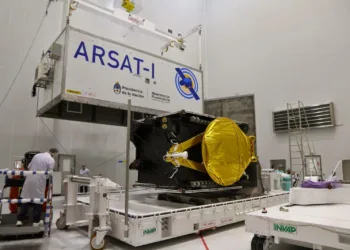 Imagen del satélite ARSAT-1.