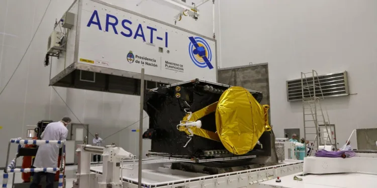 Imagen del satélite ARSAT-1.
