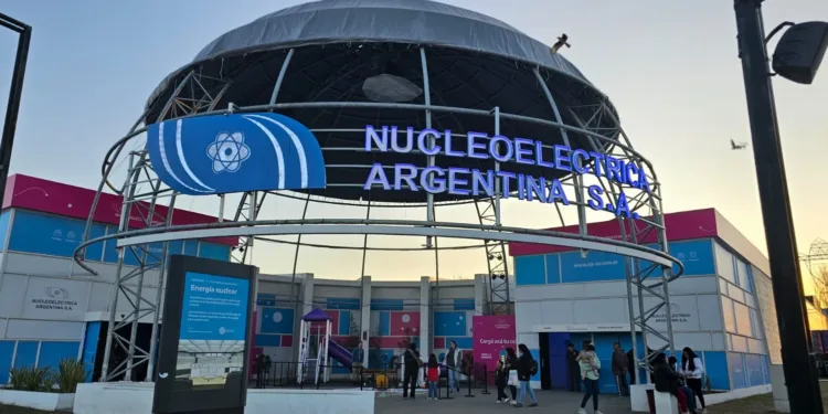 Imagen de la seda de Nucleoeléctrica Argentina S.A., la empresa púclica del sector nuclear que el Gobierno quiere privatizar. privatización nuclear argentina