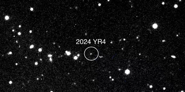 Asteroide 2024 YR4 NASA