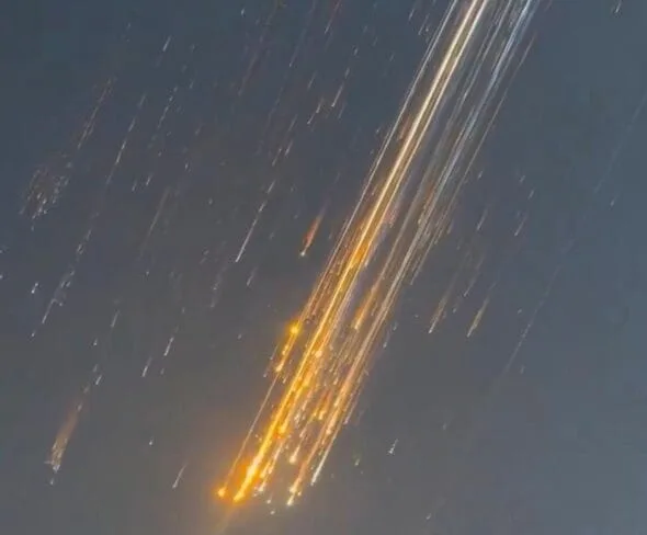 Fragmentos Starship explosión contaminante