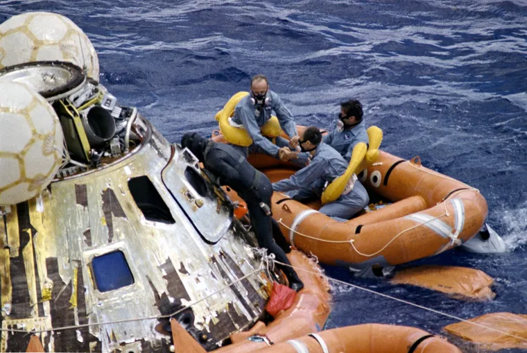 Apolo 12 Oceano pacifico tragedia