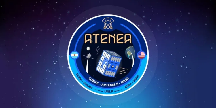 Atenea CONAE NASA insignia