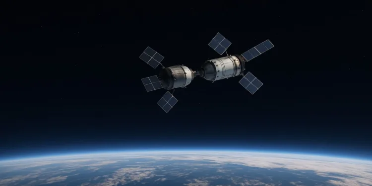 Acoplamiento satélites china