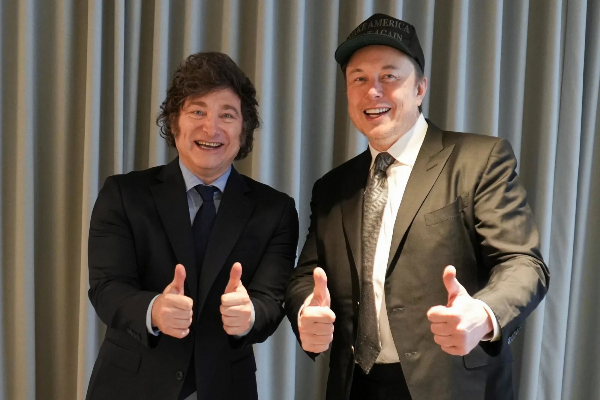 Elon Musk y Javier Milei