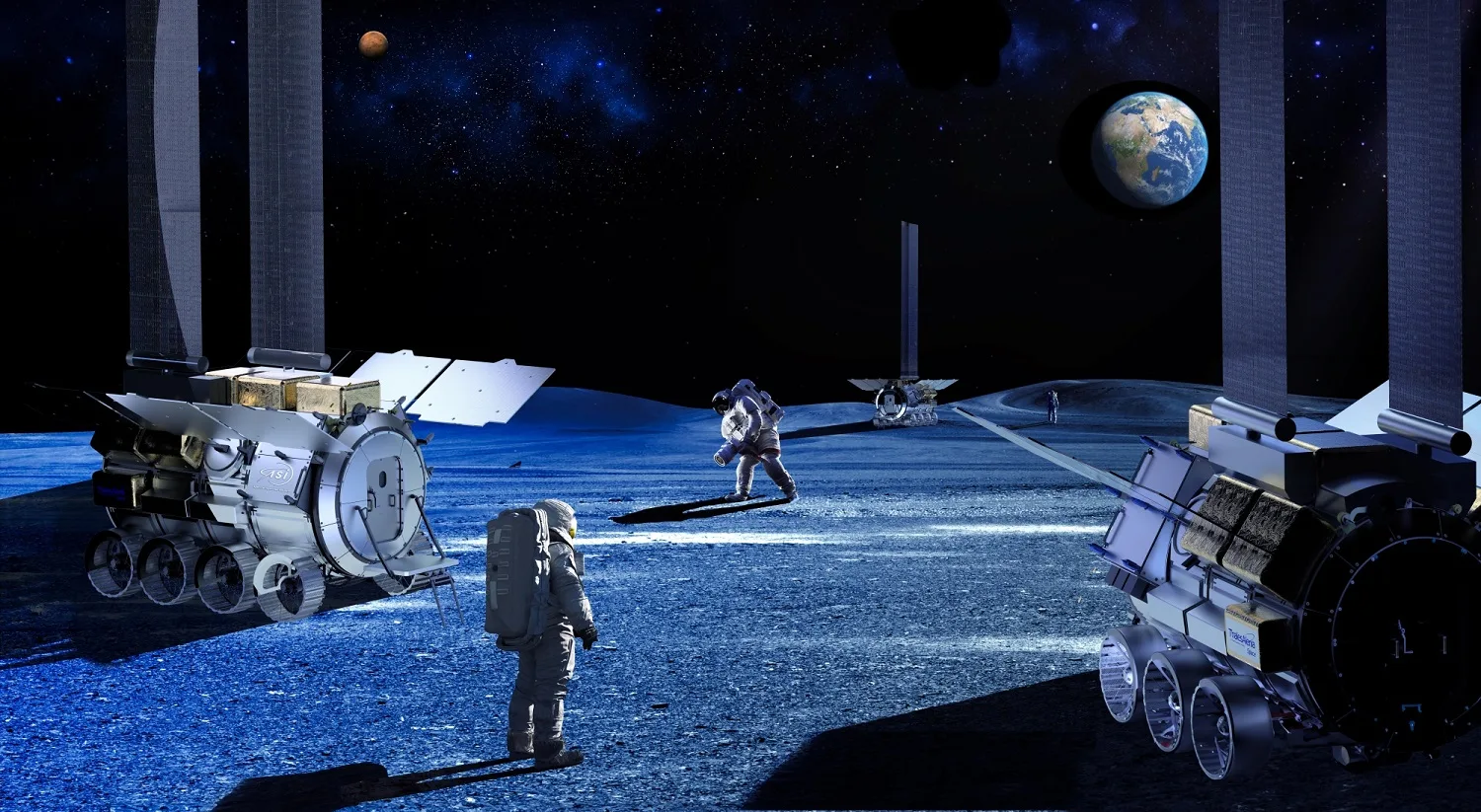 Thales Alenia Space base lunar