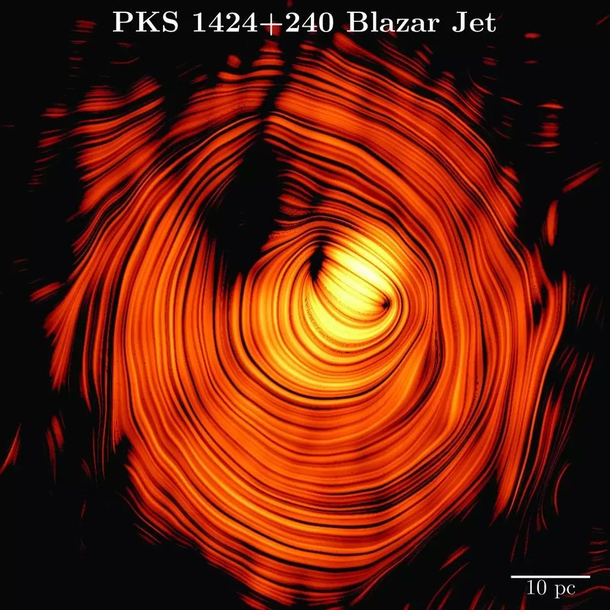 Blazar cuasar ojo de sauron