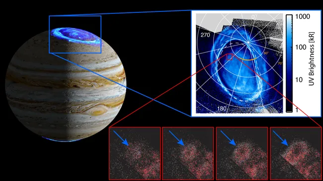 Jupiter auroras