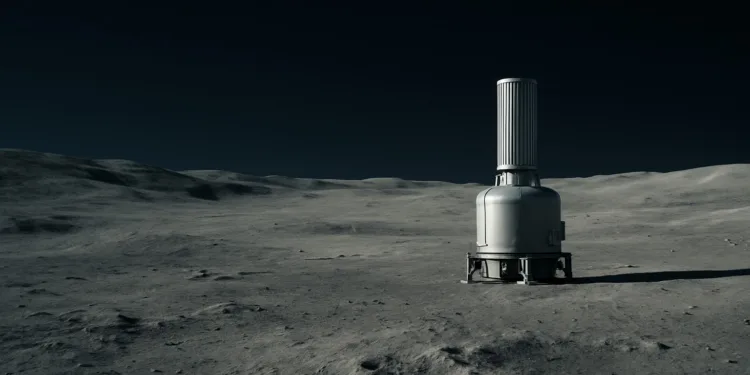 Reactor nuclear NASA China Luna