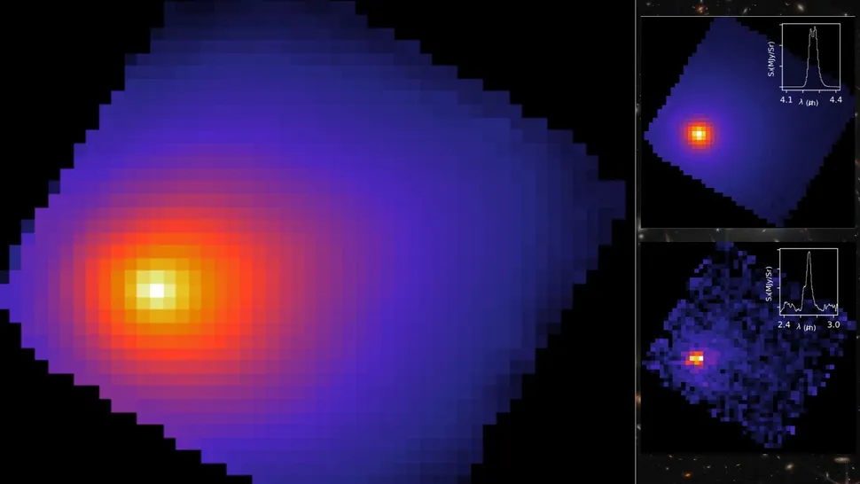 Imágenes de 3I/ATLAS tomadas por el Telescopio Espacial James Webb.