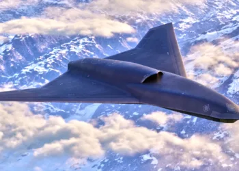 Artist rendering of Lockheed Martin Skunk Works® Vectis, a Group 5 survivable and lethal collaborative combat aircraft (CCA).