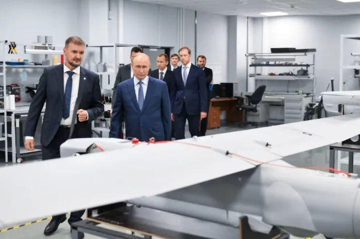 Putin Rusia Drones