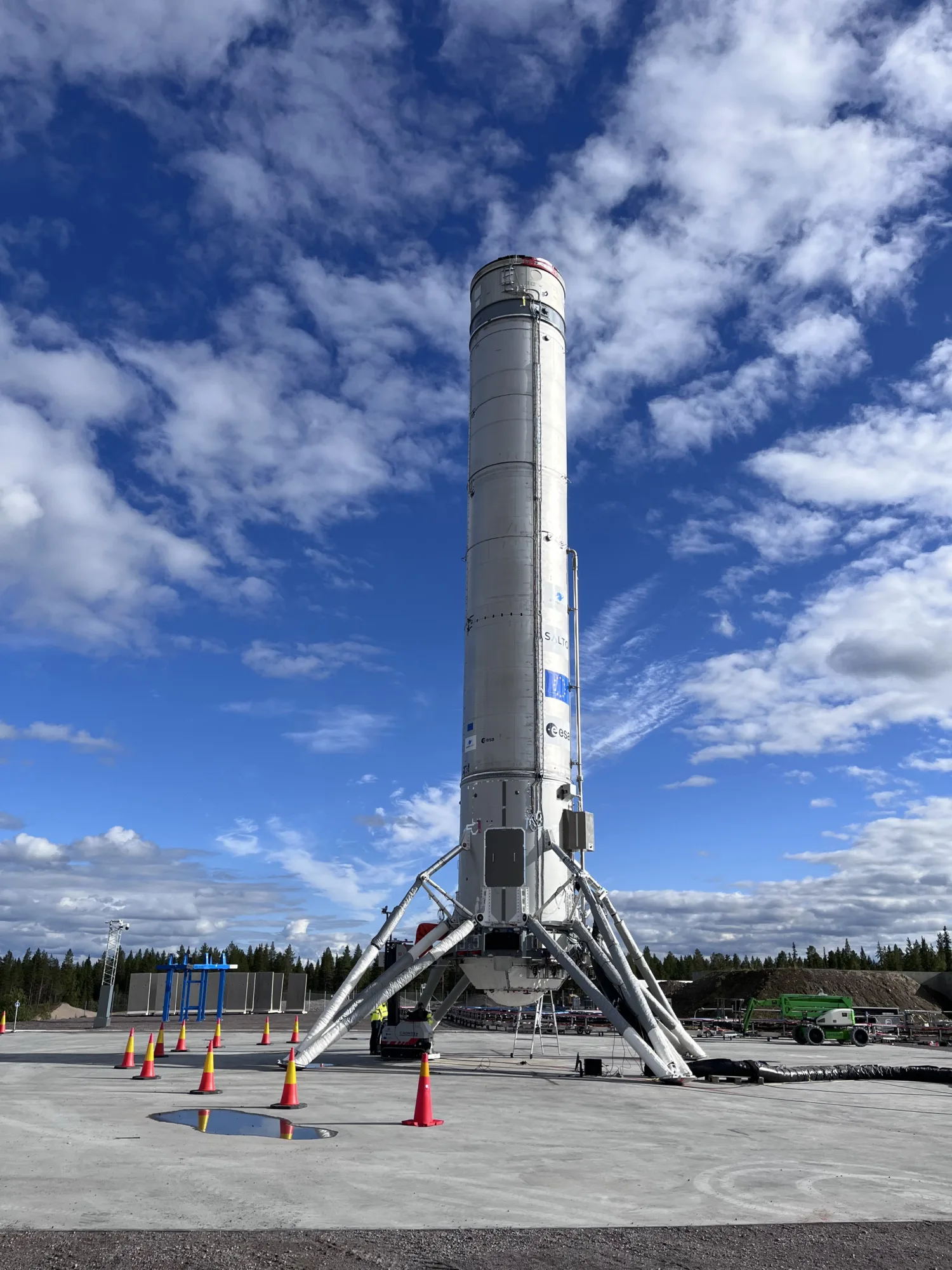 Lanzador Themis de la empresa ArianeGroup y la Agencia Espacial Europea.