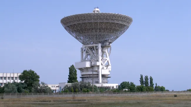 Ucrania Rusia Radiotelescopio