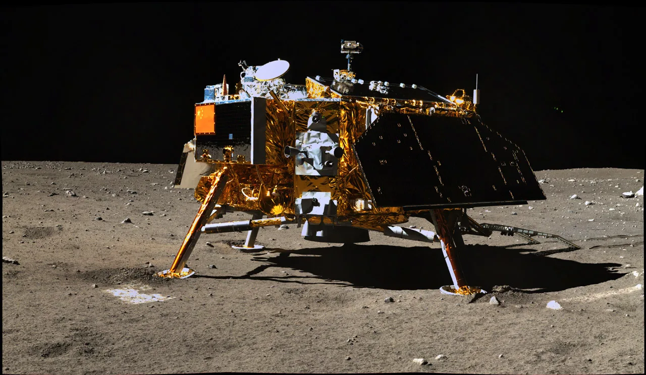Módulo lunar de aterrizaje chino Chang'e 4.