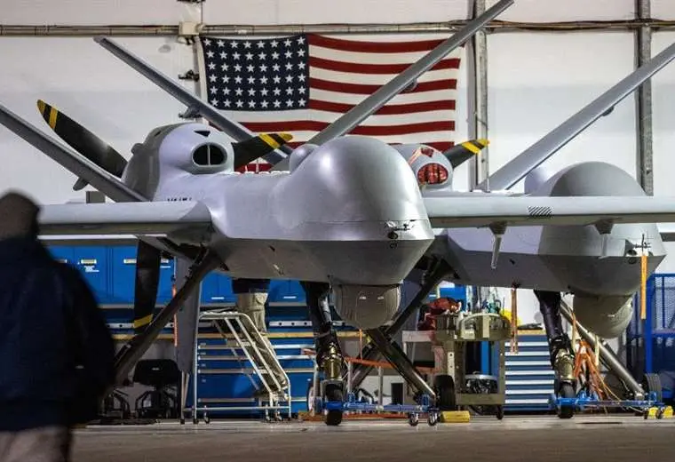 Drones MQ-9 Reaper de la Fuerza Aérea de Estados Unidos.