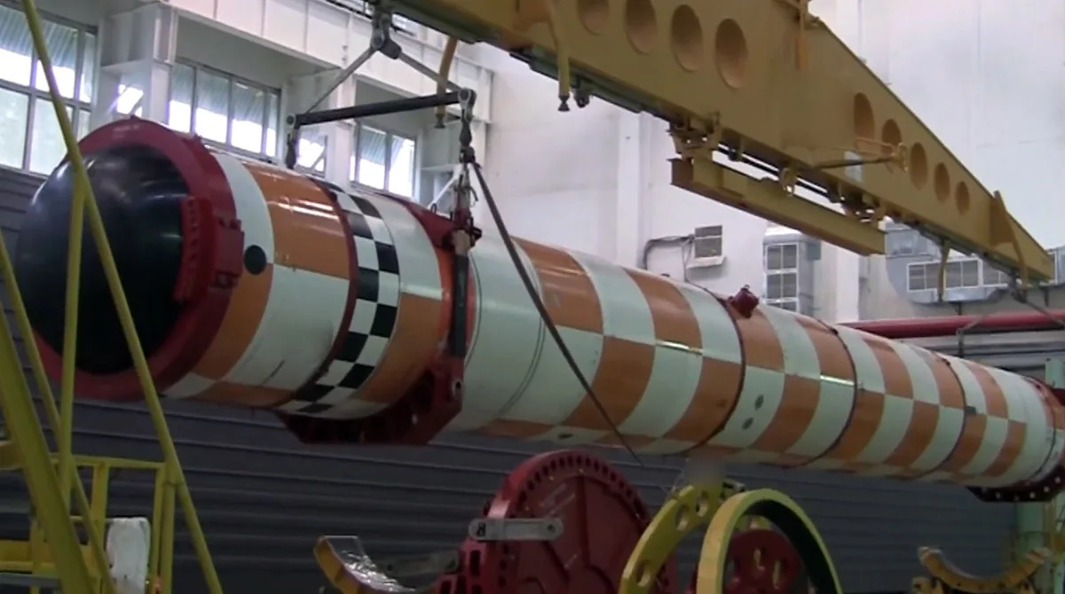 Torpedo superautónomo de propulsión nuclear Poseidón de Rusia.
