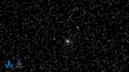 El cometa 3I/ATLAS captado por la sonda china Tianwen 1, que orbita Marte.