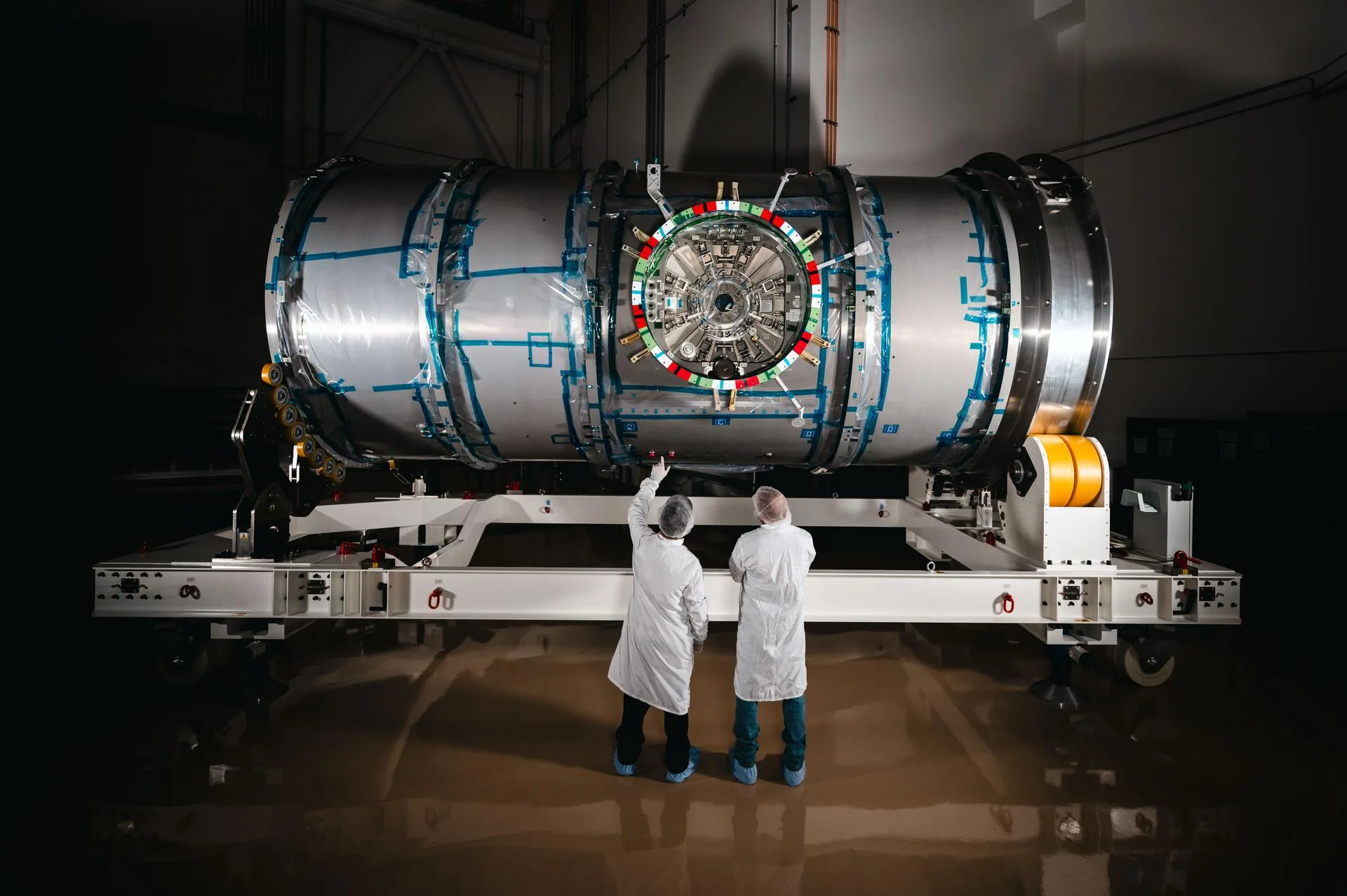Módulo HALO de la estación espacial lunar Gateway, en construcción por la NASA junto a la ESA y JAXA