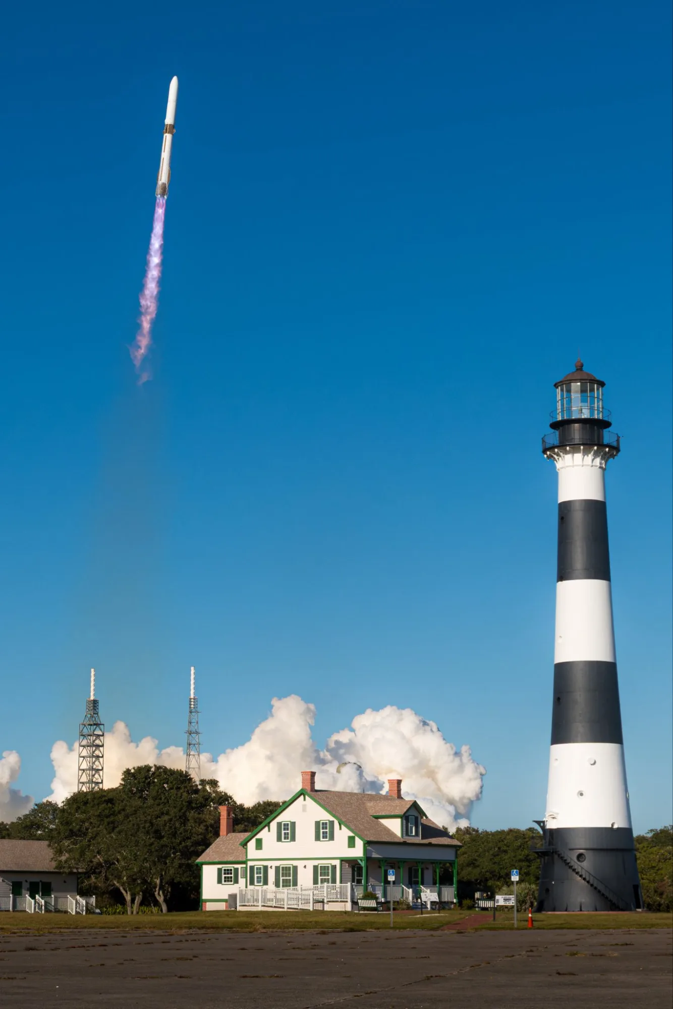Cabo cañaveral faro florida