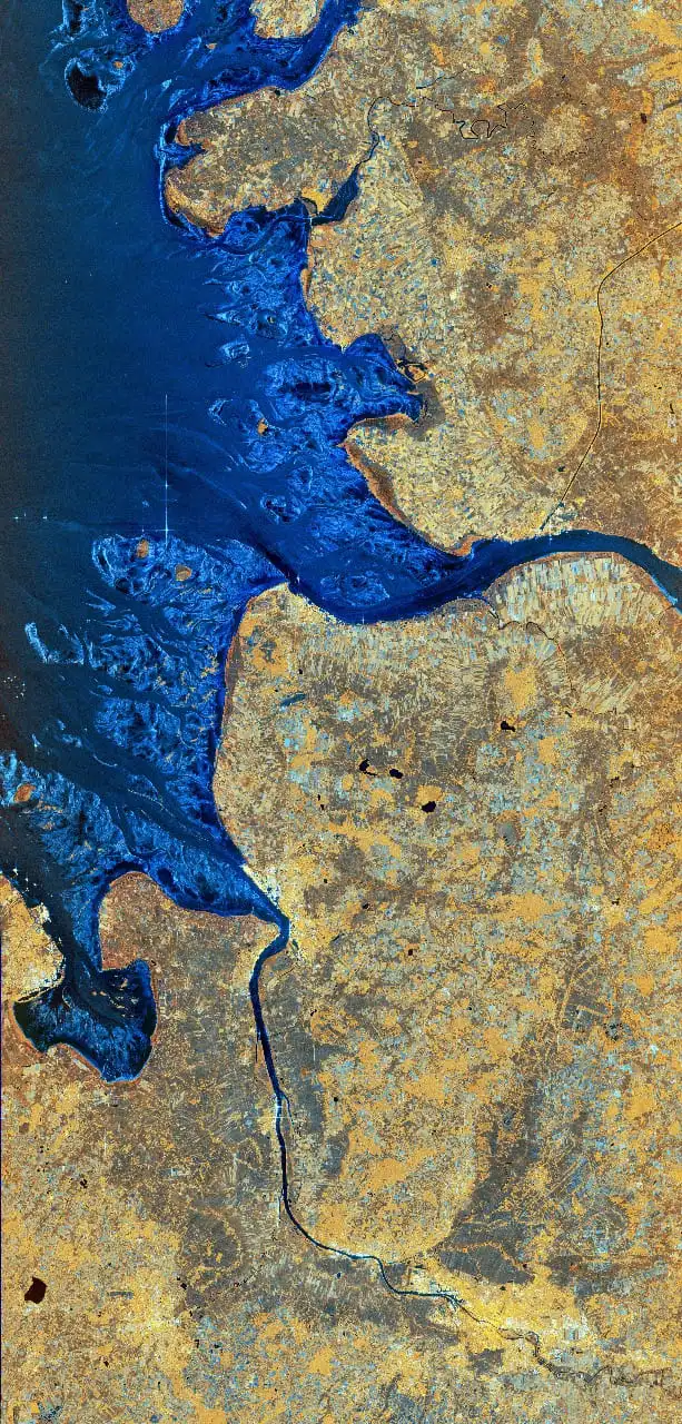 Sentinel-1D Alemania imágenes satélite radar SAR
