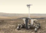 Rosalind Franklin rover ExoMars Mars ESA artist illustration
