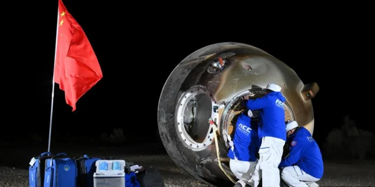 Shenzhou china misión basura espacial