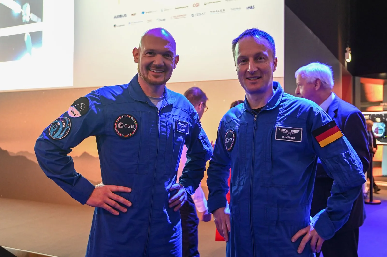 Los astronautas alemanes Matthias Maurer y Alexander Gerst son los candidatos para el primer puesto europeo en viajar a la Luna.