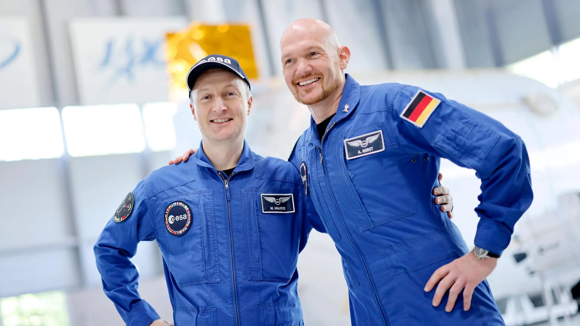 Astronautas candidatos alemanes para viajar a la Luna como primeros europeos