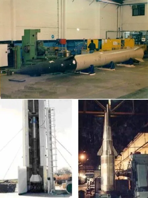 Condor II prototypes in El Chamical Air Force Base.