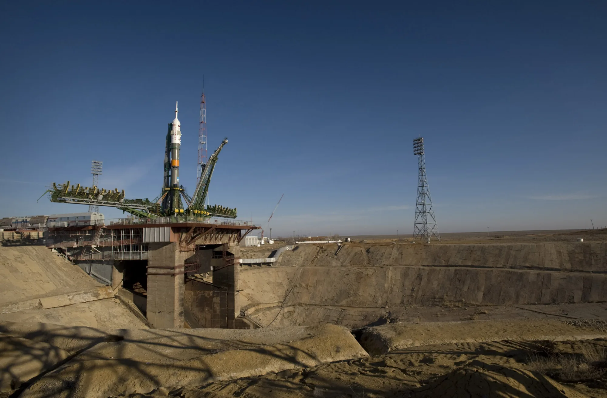 Cosmódromo de Baikonur, Kazajistán.