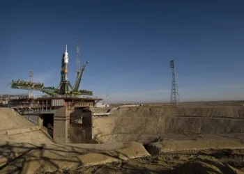 Cosmódromo de Baikonur, Kazajistán.