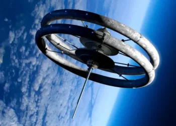 Estación espacial rusa con gravedad artificial.