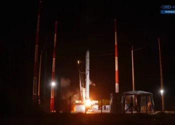 Cohete Hanbit-Nano de la compañía Innospace, lanzado desde Brasil.