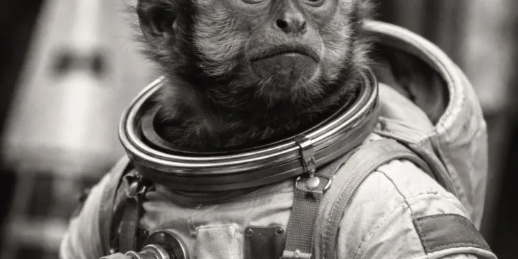 Mono Juan, el primer astronauta argentino