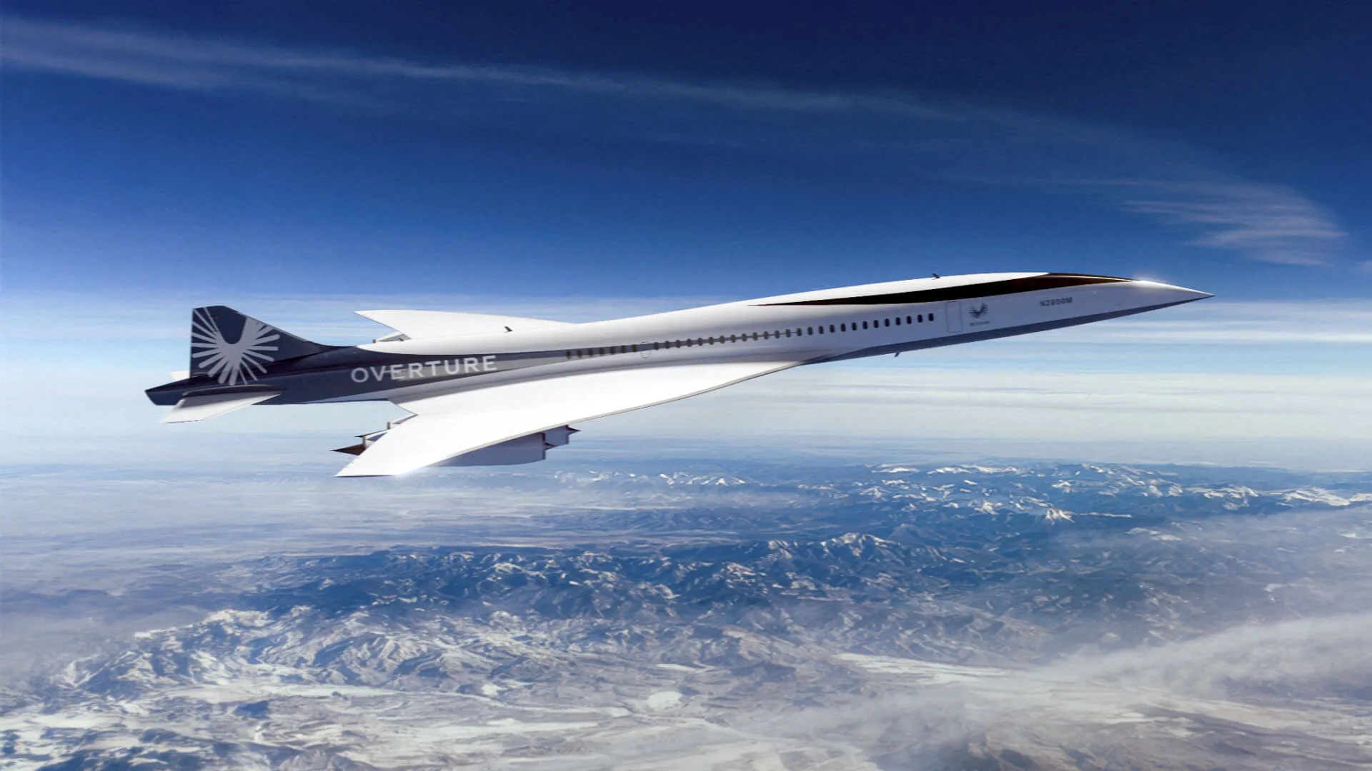 Boom proyecta que el avión supersónico Overture podrá cubrir rutas transoceánicas a Mach 1.7.