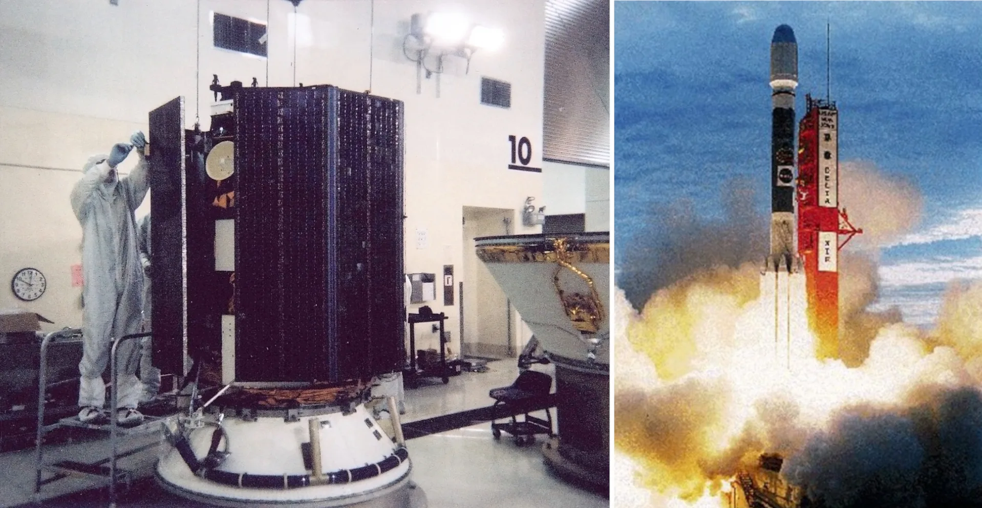 El SAC-C despegó desde la Base Vandenberg, en California a bordo de un cohete Delta II