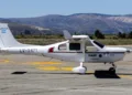 Avión experimental de observación para la lucha contra incencios de INVAP.
