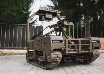 UGV Droid TW-7.62. Noviembre 2025. Créditos de la foto: DevDroid