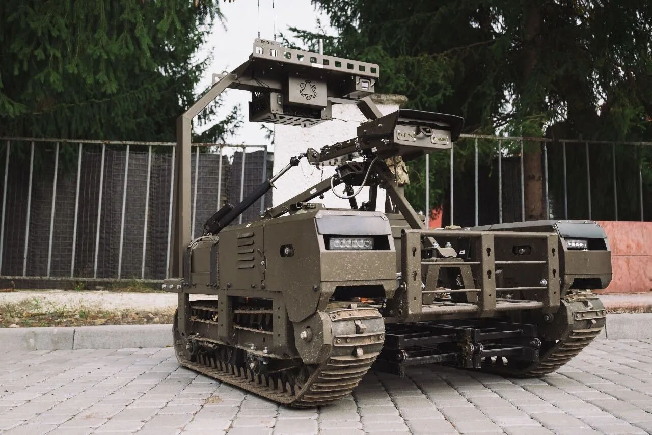 UGV Droid TW-7.62. Noviembre 2025. Créditos de la foto: DevDroid