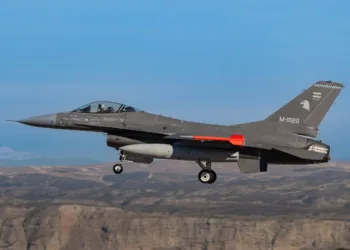 avión de combate F-16 de la Fuerza Aérea Argentina