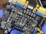 Placa electrónica diseñada y fabricada por FIUBA para el satélite argentino ATENEA.