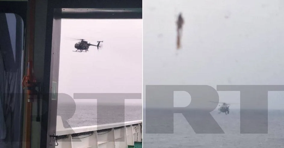 MH-6M Huevo Asesino o Little Bird del 160th SOAR durante la captura del buque Bella 1.