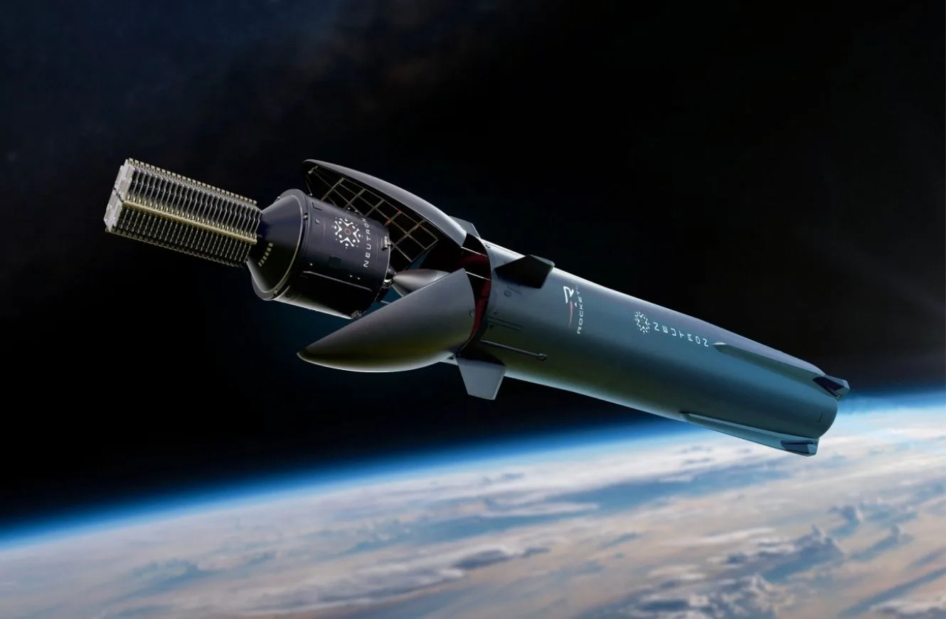 Neutron es el nuevo lanzador de Rocket Lab, que tiene una cofia reutilizable llamada Hungry Hippo. Este componente se abre a la mitad para liberar la carga en el espacio.