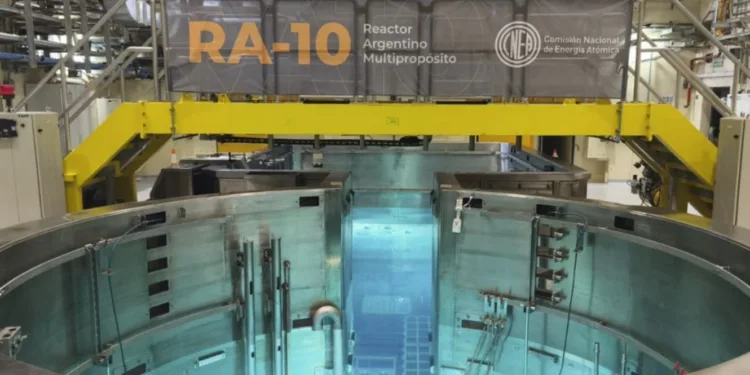 Reactor multipropósito RA-10 Ezeiza. Crédito CNEA